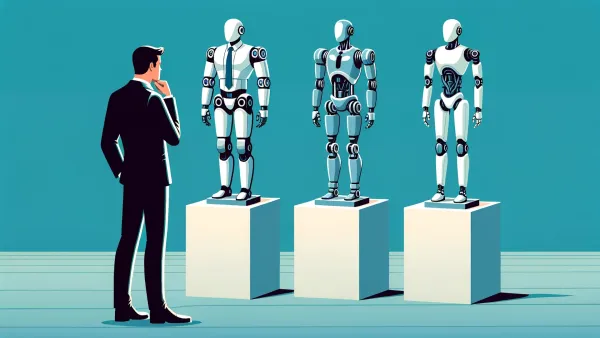 Graphic of a businessman